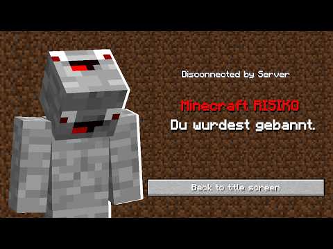 ADMIN BANNT MICH aus Minecraft RISIKO FINALE 😪 (sorry iCrimax)