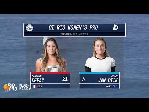 Oi Rio Pro Flashback 2017: Johanne Defay x Nikki Van Dijk - SF H1