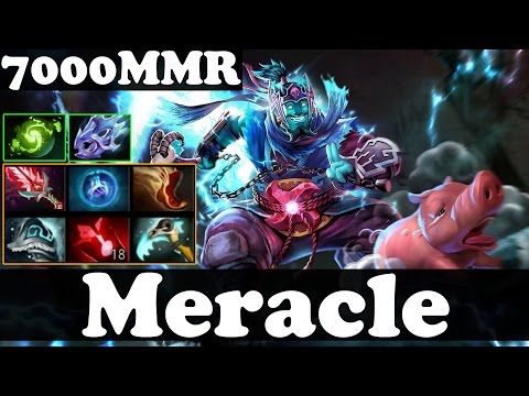 Dota 2 - Meracle 7000 MMR Plays Storm Spirit vol 7 - Ranked Match Gameplay