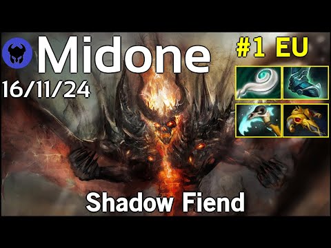 Midone [Secret] plays Shadow Fiend!!! Dota 2 7.21