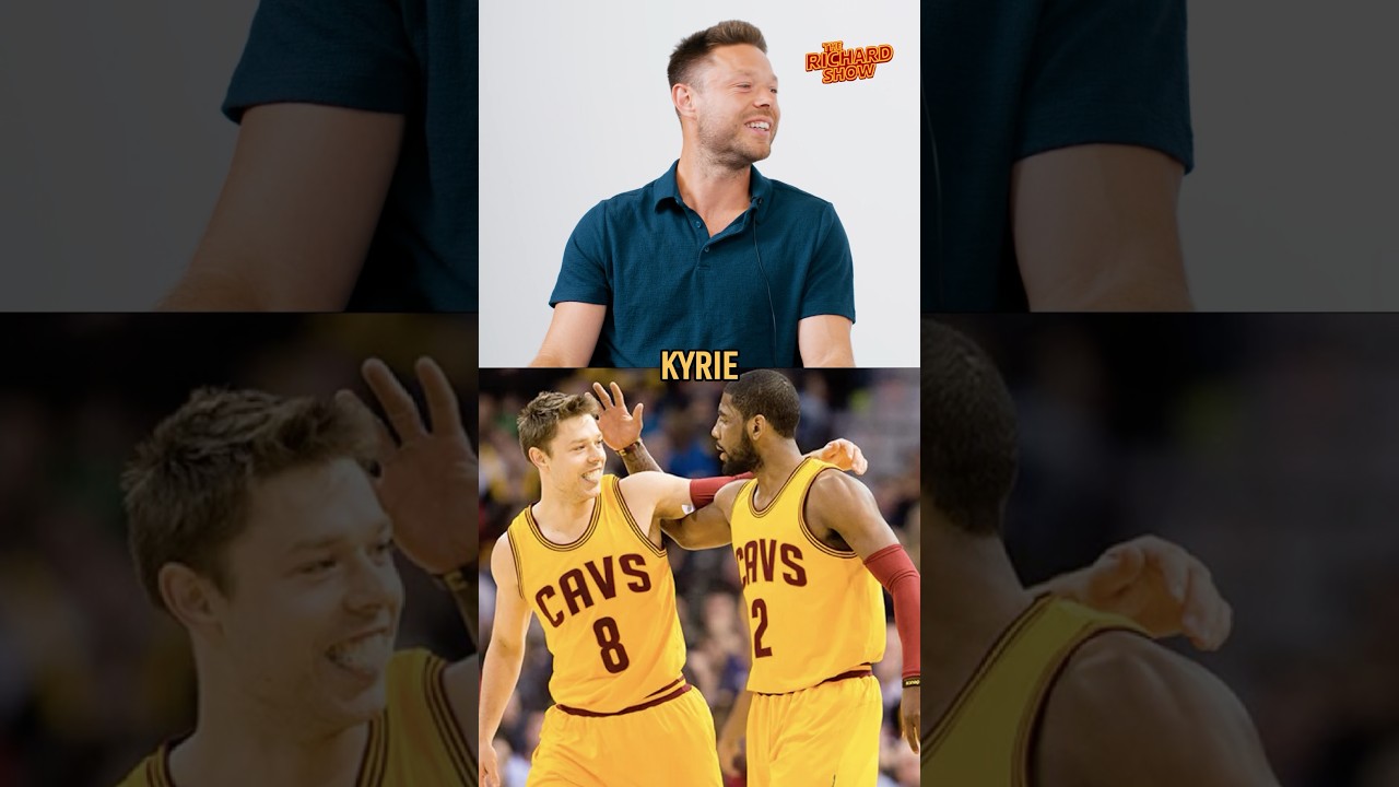 Full court pressure in practice is WILD 😂 #matthewdellavedova #CavsReunion #nba #TheRichardShow