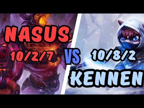Challenger Nasus Top replay - High Elo Gameplay