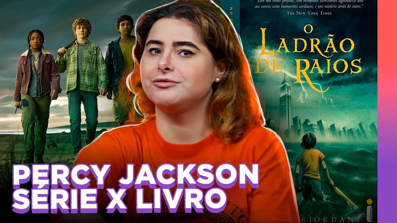 O QUE MUDOU EM PERCY JACKSON? Percy Jackson e os Olimpianos - Livro x Serie | Alice Aquino