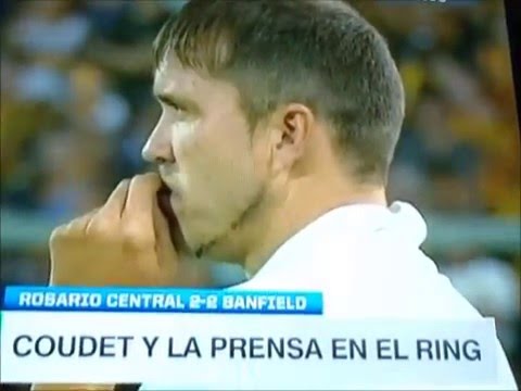 El ''Chacho'' Coudet se pelea fuertemente con la Prensa.