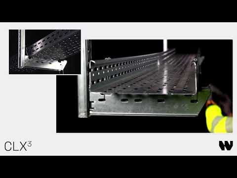 4: Montering af kabelbakke på konsol. Wibe CLX3 instruktionsvideo