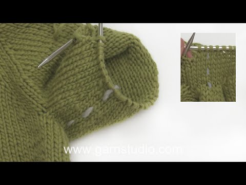 How to decrease, start 3 stitches before a marker / marker thread