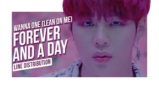 Wanna One Lean On Me (워너원 린온미) - Forever and A Day (영원+1) (Line Distribution) (노래 분량 체크)