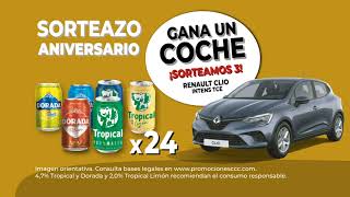 HiperDino Supermercados Sorteazo Aniversario 2021 I Dorada y Tropical para HiperDino anuncio