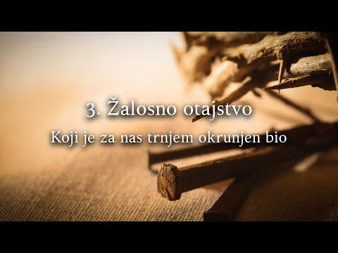 Prijestolje mudrosti - 3. Žalosno otajstvo (Kruna od trnja)