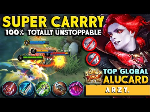 100% Beast! Super Monster Alucard! Arzy Alucard Build 2021 Mobile Legends | Alucard Gameplay ML