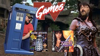 TV Games - Xena: Warrior Princess (PSX) & Dalek Attack (DOS) - ARG Presents 255