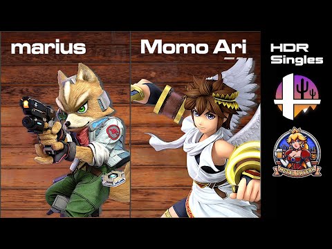 Metal Tavern: An HDR Regional - marius (Fox) vs Momo Ari (Pokemon Trainer/Pit) Losers Quarter Finals