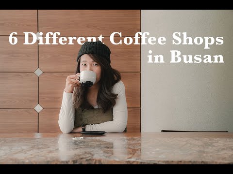 6 cafeterias diferentes em Busan, Coreia do Sul