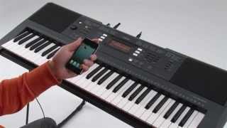 Video thumbnail for Yamaha PSR-E343 & PSR-E243 and iOS Applications by PromenadeMusicTV