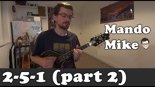 Tune Up by Miles Davis - Practicing 2-5-1 - Mandolin Lesson (Advanced)