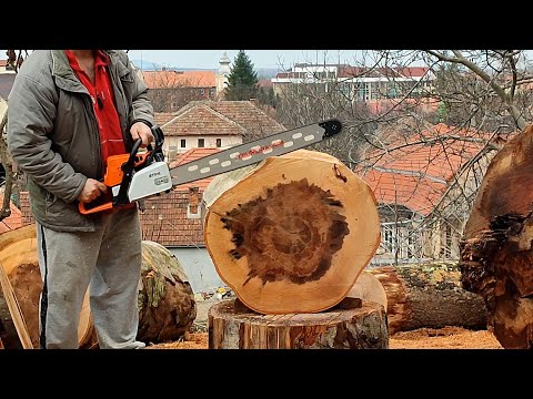 Stihl MS 250 muffler mod - test and comparison