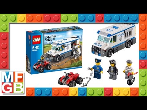 LEGO City Police 60043 - Prisoner Transporter ( Lego 60043 Speed Build )