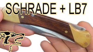 Schrade + LB7 Pocket Knife Clean up