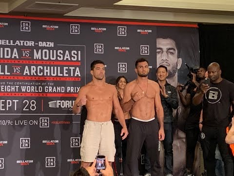 Bellator 228: Machida vs Mousasi Full Weigh Ins
