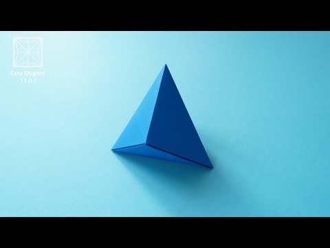 How to Make a Paper Tripyramid Gift Box DIY Paper Craft 1101