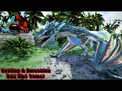 Welcome To The Crystal Isles! Ark Crystal Isles Part 1