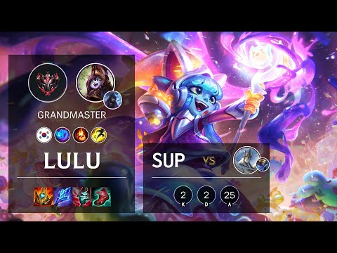 Lulu Support vs Galio - KR Grandmaster Patch 11.12