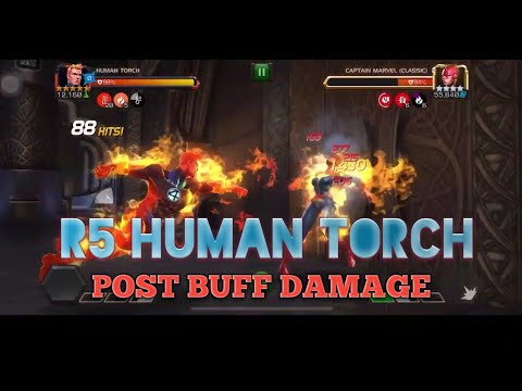 R5 Human Torch | Post-Buff | Damage | Testing