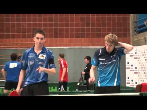 Andreas Ball Daniel Geist vs  Martin Pachatz 2Bayerische Tischtennis Meisterschaften 20110115 Regens