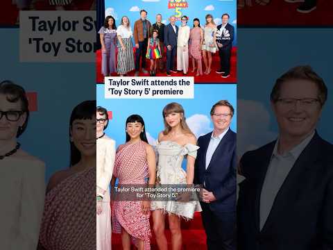 Taylor Swift performs 'Toy Story 5' song at premiere