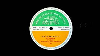 Roy Orbison It&#39;s Over Live Studio Recording