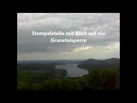 Altarklippen mit Stempelstelle 171 Harzer Wandernadel