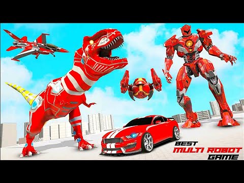 Army Dino Robot Car Battle of World Games 3D | Android iOS Gameplay