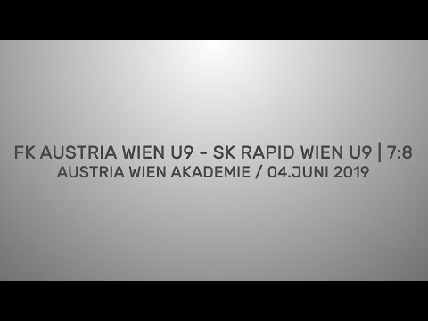 FK Austria Wien U9 - SK Rapid Wien U9 / 04.06.2018 / 7:8