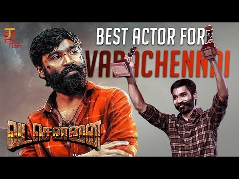 Dhanush Awarded as Best Actor for Vada Chennai | Vanitha Film Awards 2019 | Thamizh Padam Video
