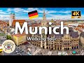 Munich, Germany🍺 [4K 60 FPS] ✅ Walking tour with subtitles 