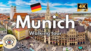 Munich, Germany🍺 [4K 60 FPS] ✅ Walking tour with subtitles WALKING TOUR