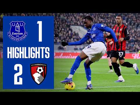 EVERTON 1-2 BOURNEMOUTH | Premier League highlights