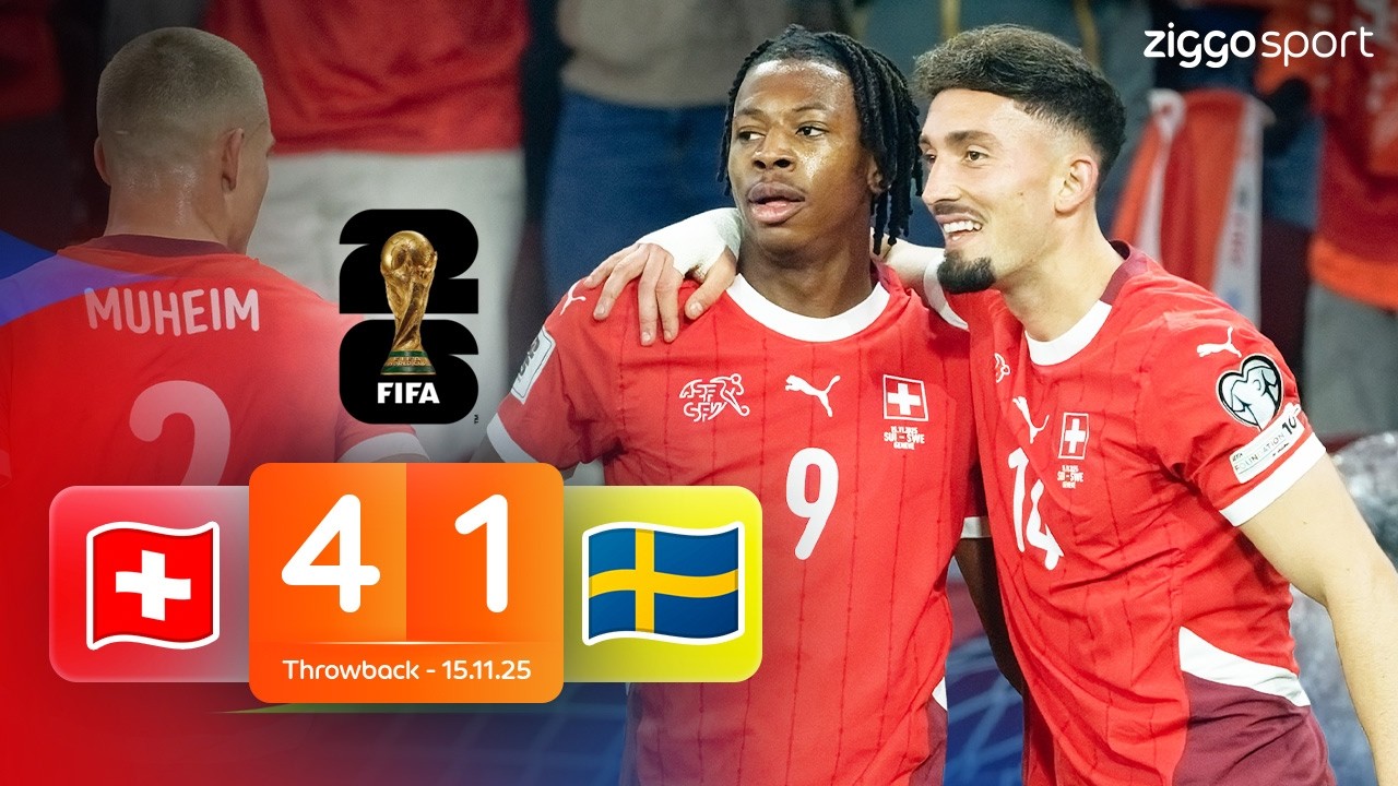TERUGKIJKEN: HEERLIJKE GOAL VAN MANZAMBI IN HET SLOT!! 🔥🔥 | Zwitserland vs Zweden | WK Kwalificatie