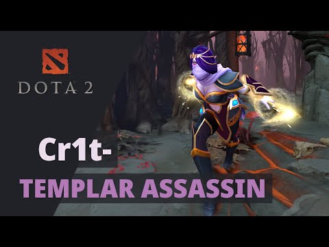 Cr1t- (Rank 16) plays Templar Assassin Dota 2 Full Gameplay