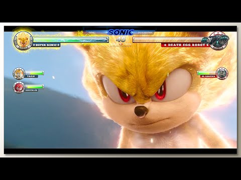 Super Sonic vs Death Egg Robot Final Battle with Healthbars | Part 2