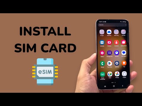 How To Install SIM Card On Samsung Phone