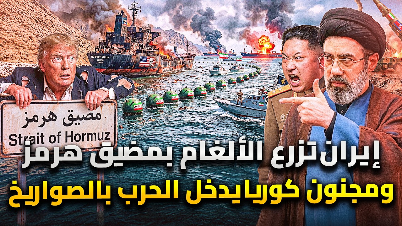 إيران تزرع ألغام فى مضيق هرمز ومجنون كوريا يدخل الحرب .. معركة المضيق تبدأ