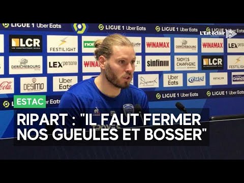 Renaud Ripart en conférence de presse avant le match contre Montpellier