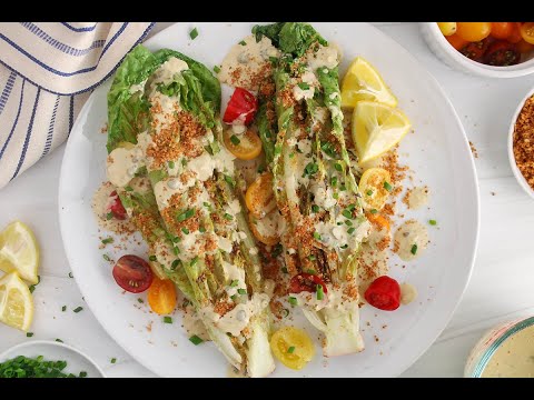 Grilled Romaine Caesar Salad