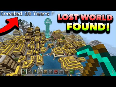 ExxotikGaming - Revisiting My Oldest Minecraft World... (Lost for 6+ Years)