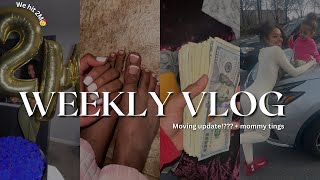 WEEKLY VLOG| Getting my life together for 2024, new phone, NEW APARTMENT?, mommy maintenance & more!