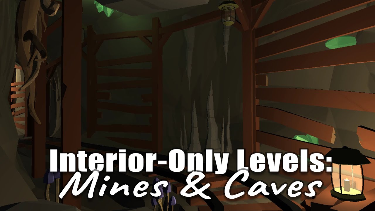 Interior-Only Levels: Mines & Caves (Unity Asset Store) Props Presentation