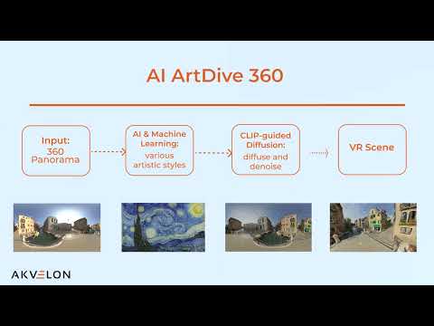 AI ArtDive 360 by Akvelon  Turn your world into VR art