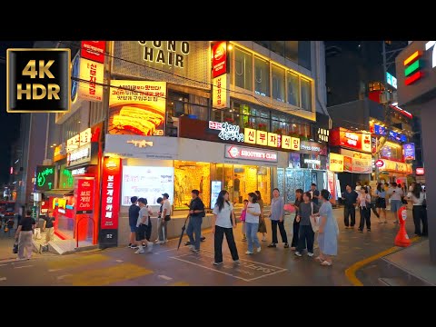 4K Seoul - Gangnam on Saturday | Korea | 4K HDR | 4K Walk