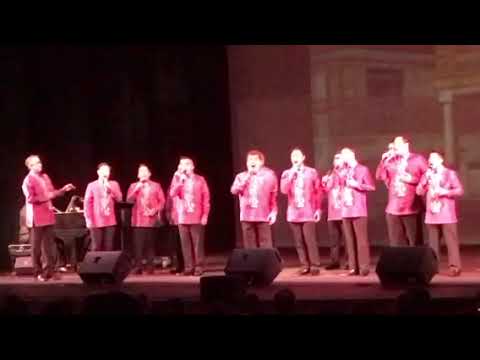 Harana Men’s Chorus singing Sa May Bintana during a concert of Ryan Cayabyab in Glendale, CA., USA